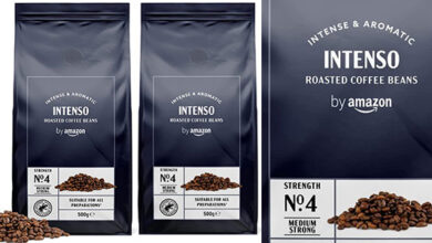Pack de 1 kg de Café en Grano Intenso by Amazon: Aroma potente y precio irresistible de 11 € con un 28% de descuento
