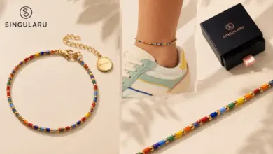 Tobillera Singularu Rainbow de baño de oro: color y estilo veraniego al 60% de descuento