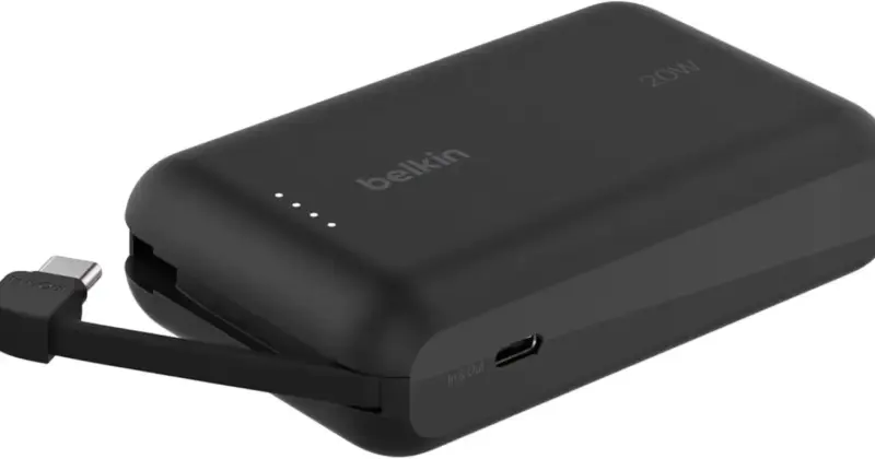 Powerbank Belkin BoostCharge 10K: carga rápida y cable integrado con un 45% de descuento