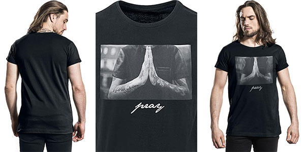 Camiseta Mister Tee Pray para Hombre: Estilo Urbano con un 40% de Descuento en Amazon