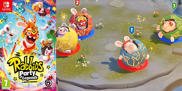 Rabbids Party of Legends en Switch: diversión caótica familiar a precio rebajado