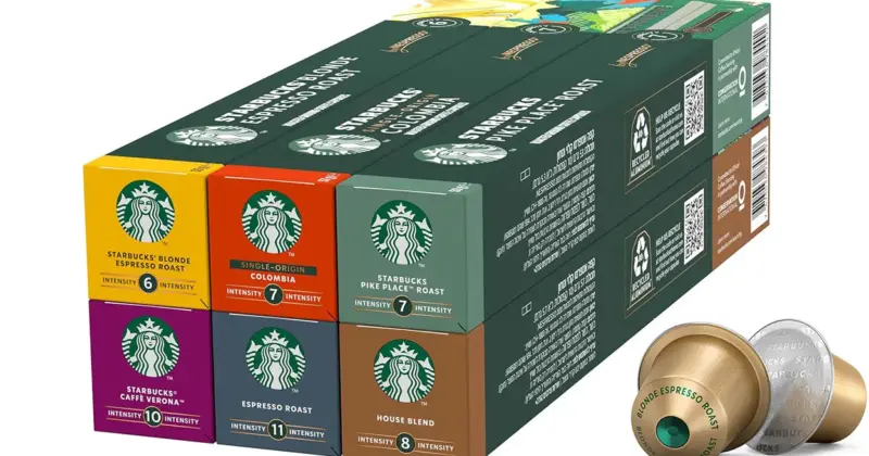 Pack de 60 cápsulas Starbucks para Nespresso con variedad y calidad por 18,99 € y 22% de descuento
