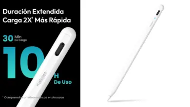 Lápiz Metapen A8 para iPad 2018-2026 con sensibilidad a la inclinación y carga rápida a 18,04 €