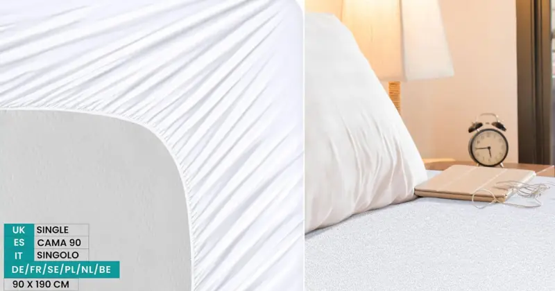 Protector de colchón Utopia Bedding para cama de 90 cm con impermeabilidad y ajuste elástico por 7,73 €