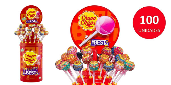 Gran oferta en tubo de 100 Chupa Chups sin gluten a sólo 19,45 € con un 20% de descuento