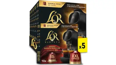 Pack de 50 cápsulas L'OR Barista Double Barista Selection con intenso café y 19% de descuento en Amazon