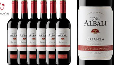 Pack de 6 botellas Viña Albali Crianza Valdepeñas a solo 14,34 € con un 20% de descuento