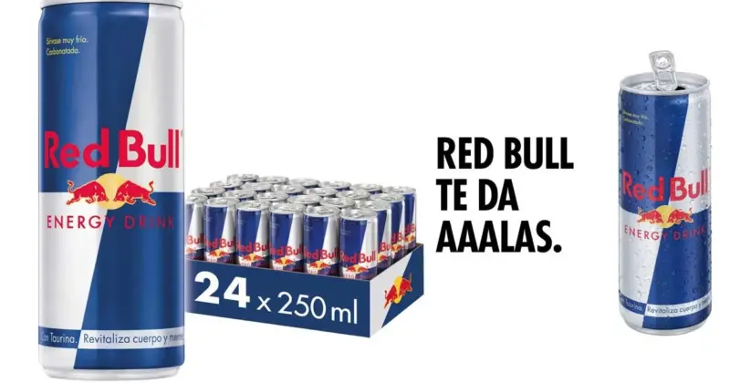 Pack 24 latas Red Bull Energy Drink de 250 ml a solo 0,97 € la unidad, con un 30% de descuento