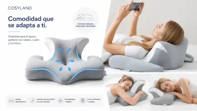 Almohada Ergonómica Cosyland con Funda Transpirable por 21,65 €: Soporte y Confort para un Mejor Descanso