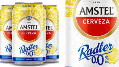 Pack x24 Cerveza Amstel Radler 0,0% con sabor a limón por solo 14,06 €, un refresco sin alcohol ideal