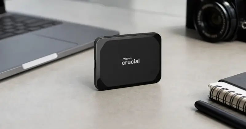 SSD portátil Crucial X9 de 4 TB: capacidad y velocidad para profesionales y gamers a un precio atractivo