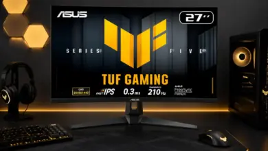 Monitor Asus TUF Gaming VG27AQ5A: 27" QHD con 210 Hz y 15% de descuento, ideal para gamers exigentes