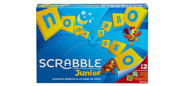 Scrabble Junior de Mattel con un 21% de descuento para aprender jugando