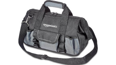 Bolsa Amazon Basics para herramientas con 16 bolsillos en oferta por 10,21 € con envío gratis