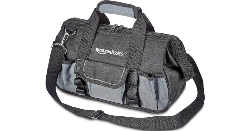 Bolsa Amazon Basics para herramientas con 16 bolsillos en oferta por 10,21 € con envío gratis