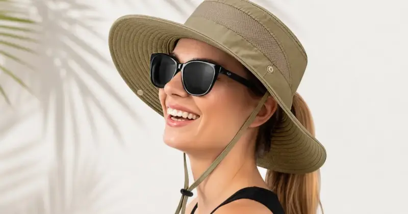 Sombrero Xnova UPF 50+ para mujer: protección solar eficaz y elegante por solo 9,99 € con 33% de descuento