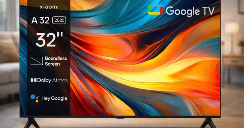 Xiaomi Mi TV A 32 2025 con Google TV y Dolby Audio a solo 88,01 €, una pantalla ideal para espacios pequeños