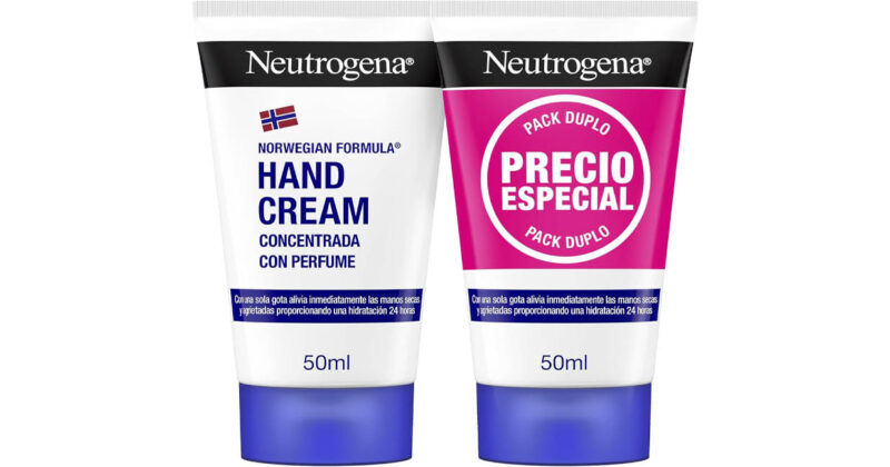 Pack 2x Crema de Manos Neutrogena Concentrada con Perfume: Hidratación Intensa al Mejor Precio