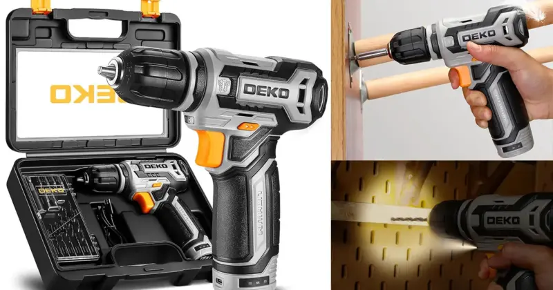 Taladro Atornillador Inalámbrico DEKOPRO 12V: Potencia y Versatilidad por 29,99 € con 25% de Descuento