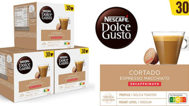 Pack 90 cápsulas Nescafé Dolce Gusto Café Cortado Descafeinado con 15% de descuento en Amazon