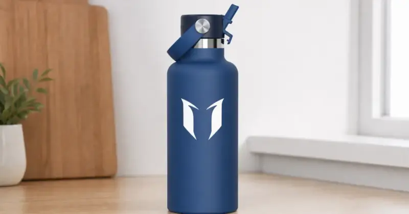 Botella térmica Super Sparrow FlipFlow de 1 litro con pajita por 18,95 €: práctico diseño y buen aislamiento