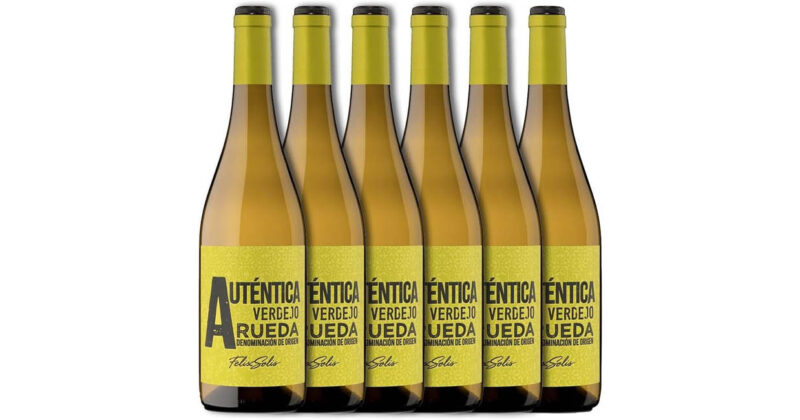 Pack de 6 Botellas Vino Blanco La Auténtica Verdejo D.O Rueda a 15,90 € con 34% de Descuento: Calidad y Frescura al Mejor Precio