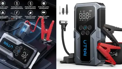 Arrancador y compresor portátil UTRAI 1500A con gran potencia y gran descuento