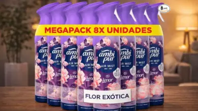 Pack Ambi Pur Flor Exótica: 8 Ambientadores por 18,99 € con un 32% de Descuento