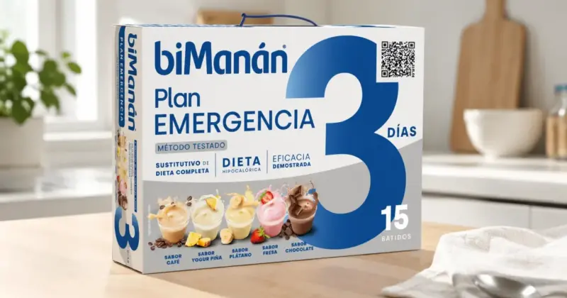 Plan biManán: 3 días con batidos nutritivos para una dieta fácil y variada por 29 € con 19% de descuento