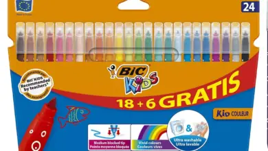 Pack de 24 Rotuladores BIC Kids Kid Couleur: colores vivos y lavables a solo 3,89 € con 22% de descuento
