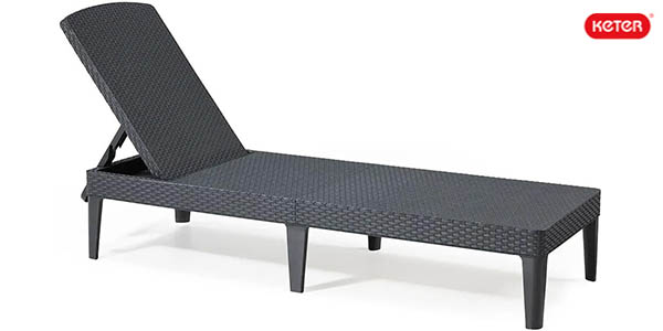 Tumbona de Jardín Plegable Keter Jaipur: Confort y Estilo al Aire Libre con un 27% de Descuento