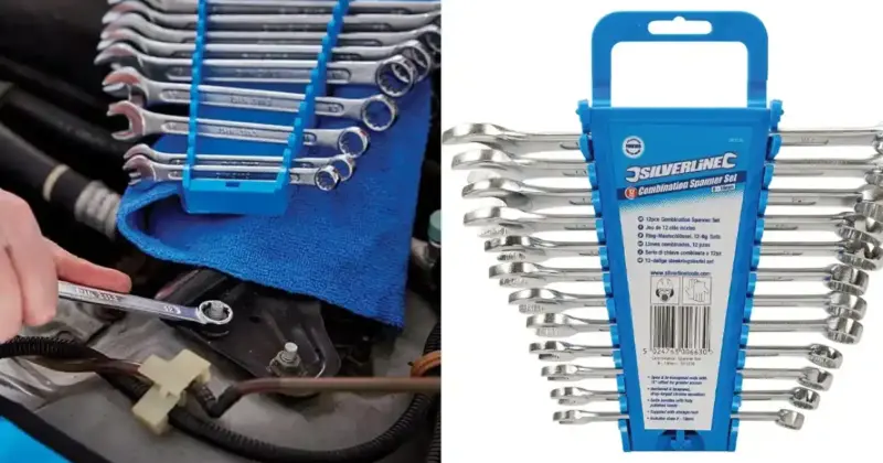 Juego de 12 Llaves Combinadas Silverline Tools SP1236: Calidad y Versatilidad con un 25% de Descuento