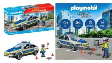 Set Playmobil Action Heroes Coche de Policía con Sonidos y Luces al 30% de Descuento
