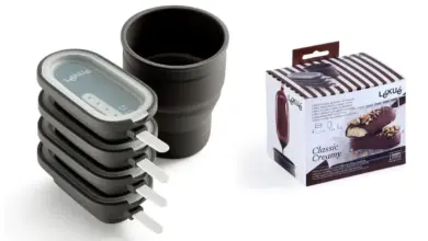 Disfruta de Helados Caseros con el Pack Lékue de 4 Moldes Creamy y Recipiente para Coberturas a Precio Rebajado