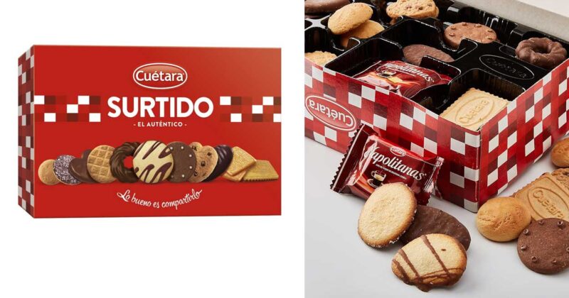 Surtido de galletas Cuétara El Auténtico de 420g por 5,49€ con un 32% de descuento y saldo Amazon