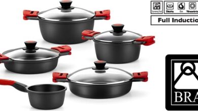 Batería de Cocina BRA Premiere 5 Piezas con Revestimiento Antiadherente Teflón a Precio Exclusivo en Amazon