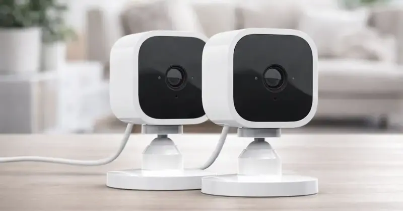 Pack de 2 cámaras Blink Mini por 21,99€: vigilancia con audio bidireccional y detección de movimiento para el hogar