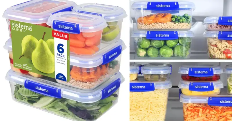 Pack Sistema KLIP IT PLUS: Recipientes herméticos con 25% de descuento para conservar comida sin fugas