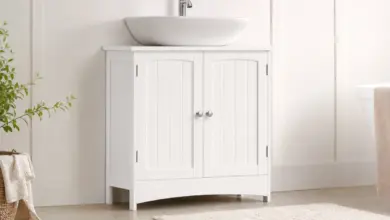Armario bajo lavabo Vasagle BBC01WT: Estante ajustable y diseño compacto por solo 35,19€ con envío gratis