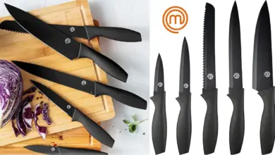 Set MasterChef de 5 cuchillos de cocina: precisión y confort por 12,99 € con un 35% de descuento