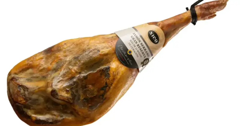 Jamón Serrano Gran Reserva Nico: Sabor Tradicional y 15 Meses de Curación con 35% de Descuento