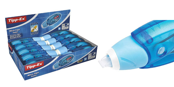 Pack de 10 cintas correctoras Tipp-Ex Micro Tape 8 m x 5 mm con un 28% de descuento