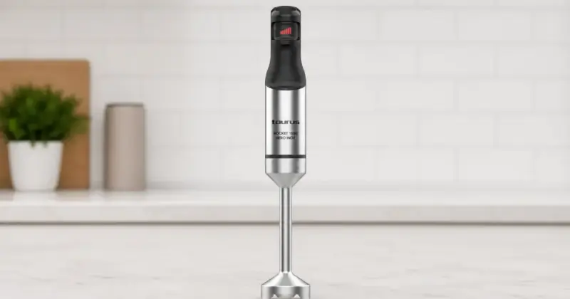 Batidora de mano Taurus Rocket 1500 Nero Inox con 1500W por sólo 21,77 €, un 40% de descuento