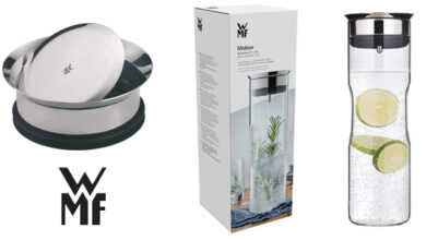 Jarra WMF Motion 1,25 L con diseño ergonómico y cierre inteligente a 29,89 € con 30% de descuento