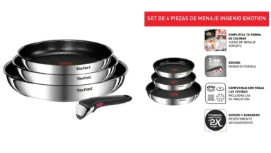 Ahorra y gana espacio con el juego de 3 sartenes Tefal Ingenio Emotion y mango extraíble por 59,99 € con envío gratis
