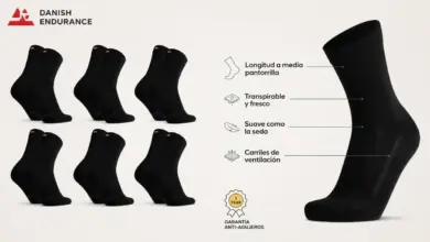 Pack x6 calcetines unisex Danish Endurance de bambú con 48% de descuento y envío gratis