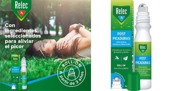 Roll-On Post-Picaduras Relec de 15 ml: Alivio rápido y eficaz con un 25% de descuento