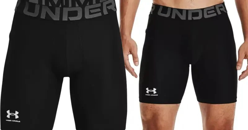 Pantalón corto de compresión Under Armour HeatGear para hombre con 34% de descuento en Amazon