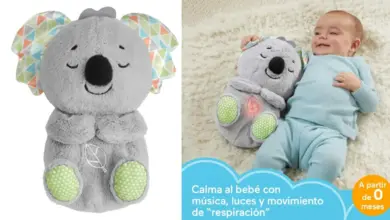 Peluche Fisher-Price Koala para Bebés con Música y Movimientos Calmantes por 15,30 € con 15% de Descuento