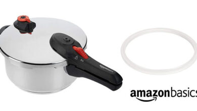 Olla a presión Amazon Basics 4 litros: cocina rápida y saludable con un 24% de descuento